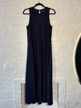NWT Navy Sleeveless Maxi Dress